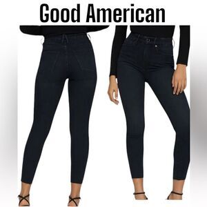 Good waist crop with raw hem